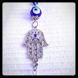 HAMSA&EVIL EYE WALL DECOR &KEY HOLDER